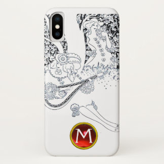 ROMANCE/ROMANTISCHE LIEBER SCHWARZ-WEISSES ROTES M Case-Mate iPhone HÜLLE