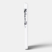 ROMANCE/ROMANTISCHE LIEBER SCHWARZ-WEISSES ROTES M Case-Mate iPhone HÜLLE (Rückseite / Links)