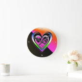 Romance Round Clock Runde Wanduhr (Zuhause)