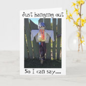 ROMANCE "SCARECROW"-STIL FÜR HALLOWEW KARTE (Gelbe Blume)