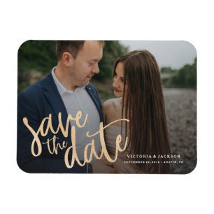 Romance speichern das Datumsfenster Magnet