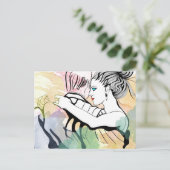 Romance Tango Postkarte (Stehend Vorderseite)