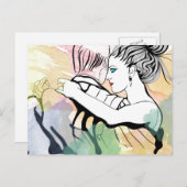 Romance Tango Postkarte (Vorne/Hinten)