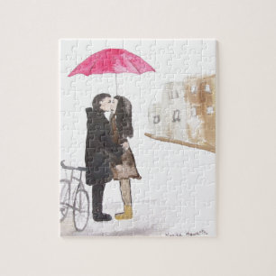 Romance Valentine's Day romantisches Paar Puzzle