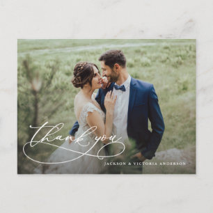 Romance Vielen Dank Postcard Ankündigungspostkarte