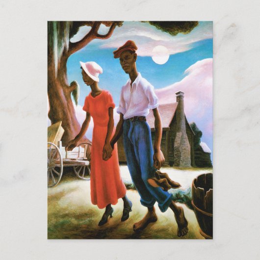 Romance von Thomas Hart Benton Postkarte (Vorderseite)