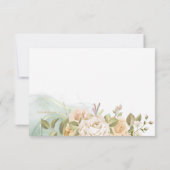 Romance Wedding RSVP Cards Karte (Rückseite)