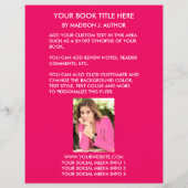 Romance Writer Book Cover | Author Foto Back Pk Flyer (Hinten)