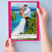 Romance Writer Book Cover | Author Foto Back Pk Flyer (Hand)