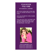 Romance Writer Book Cover | Autor Foto Back Werbekarte (Hinten)