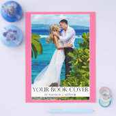 Romance Writer Book Cover | Autor Foto Zurück Rosa Flyer (Einzeln)