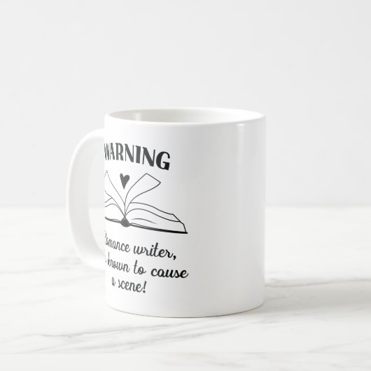 Romance Writer Kaffeetasse (Vorderseite Links)