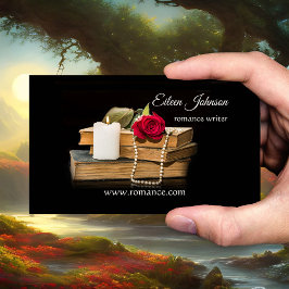 Romance Writer oder Author Business Card Visitenkarte