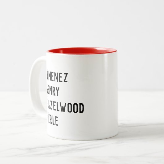 Romance Writers Tasse (Vorderseite Links)