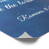 Romane aus der Inspirationsbibel 8:28 Zitat Gewitt Poster (Ecke)