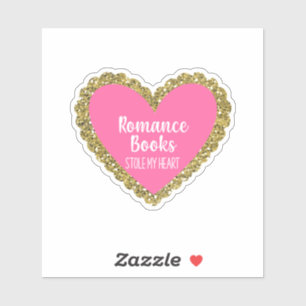 Romane haben mein Herz gestohlen Aufkleber