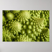 Romanesco broccoli nah poster (Vorne)