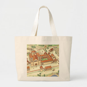 Romanesque-Abtei. Modell Jumbo Stoffbeutel