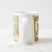Romanesque-Abtei. Modell Jumbo-Tasse (Rückseite)