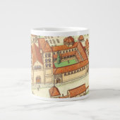 Romanesque-Abtei. Modell Jumbo-Tasse (Vorderseite)