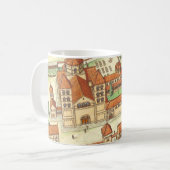 Romanesque-Abtei. Modell Kaffeetasse (Vorderseite Links)