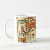 Romanesque-Abtei. Modell Kaffeetasse (Links)