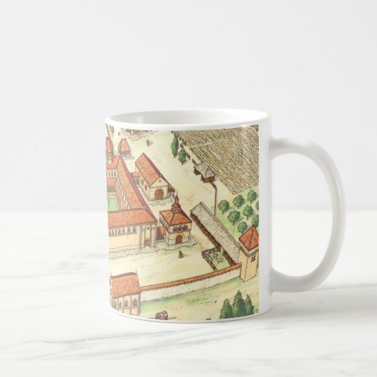 Romanesque-Abtei. Modell Kaffeetasse (Rechts)
