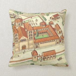 Romanesque-Abtei. Modell Kissen