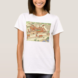 Romanesque-Abtei. Modell T-Shirt