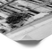 Romanesque City Hall Gebäude Poster (Ecke)