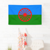 Romani Flag Banner (Insitu)