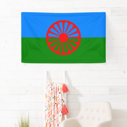 Romani Flag Banner (Insitu)