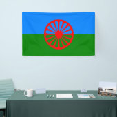 Romani Flag Banner (Messeveranstaltung)