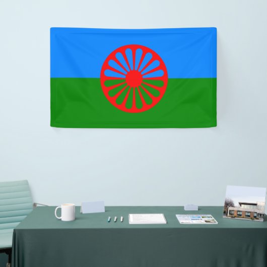 Romani Flag Banner (Messeveranstaltung)