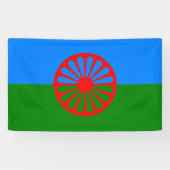 Romani Flag Banner (Horizontal)