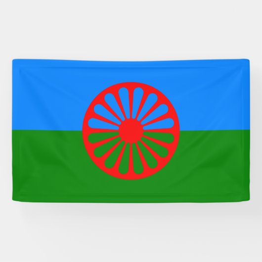 Romani Flag Banner (Horizontal)