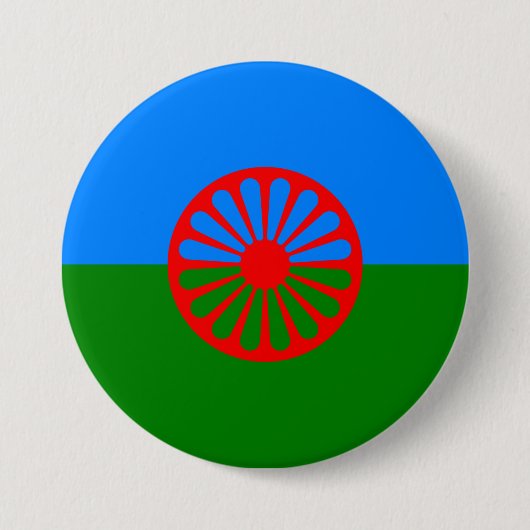 Romani Flag Button (Vorderseite)