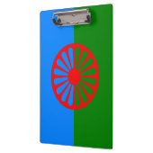 Romani Flag Klemmbrett (Links)