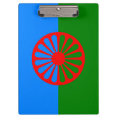 Romani Flag Klemmbrett (Vorderseite)