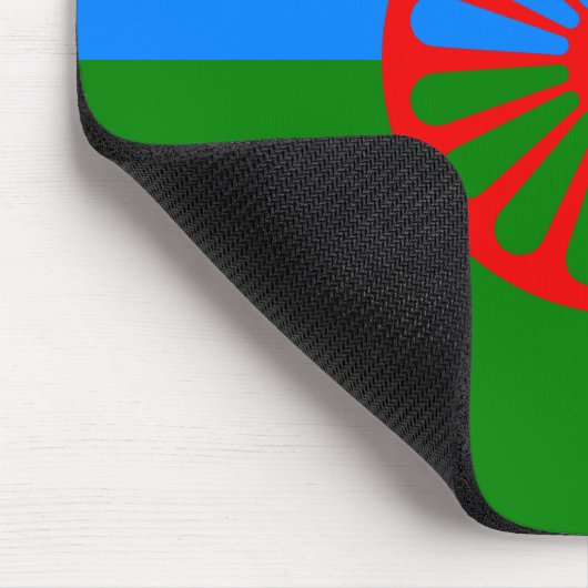 Romani Flag Mousepad (Ecke)