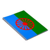 Romani Flag Notizblock (Rechte Seite)