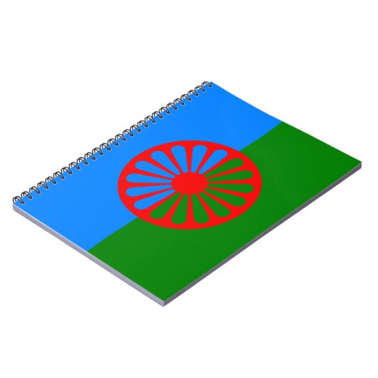 Romani Flag Notizblock (Linke Seite)