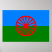 Romani Flag Poster (Vorne)