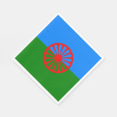 Romani Flag Serviette (Ecke)