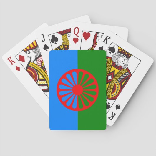 Romani Flag Spielkarten (Rückseite)