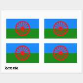 Romani Flag Stickers (Blatt)