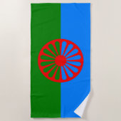 Romani Flag Strandtuch (Vorderseite)