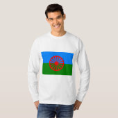 Romani Flag T-Shirt (Vorne ganz)