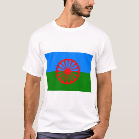 Romani Flag T-Shirt (Vorderseite)