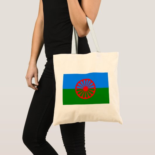 Romani Flag Tragetasche (Vorderseite (Produkt))